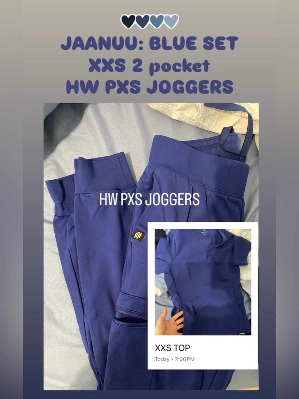 Jaanuu set HW PXS/XXS (blue)